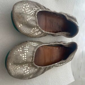 Elegant Metallic Ballet Flats